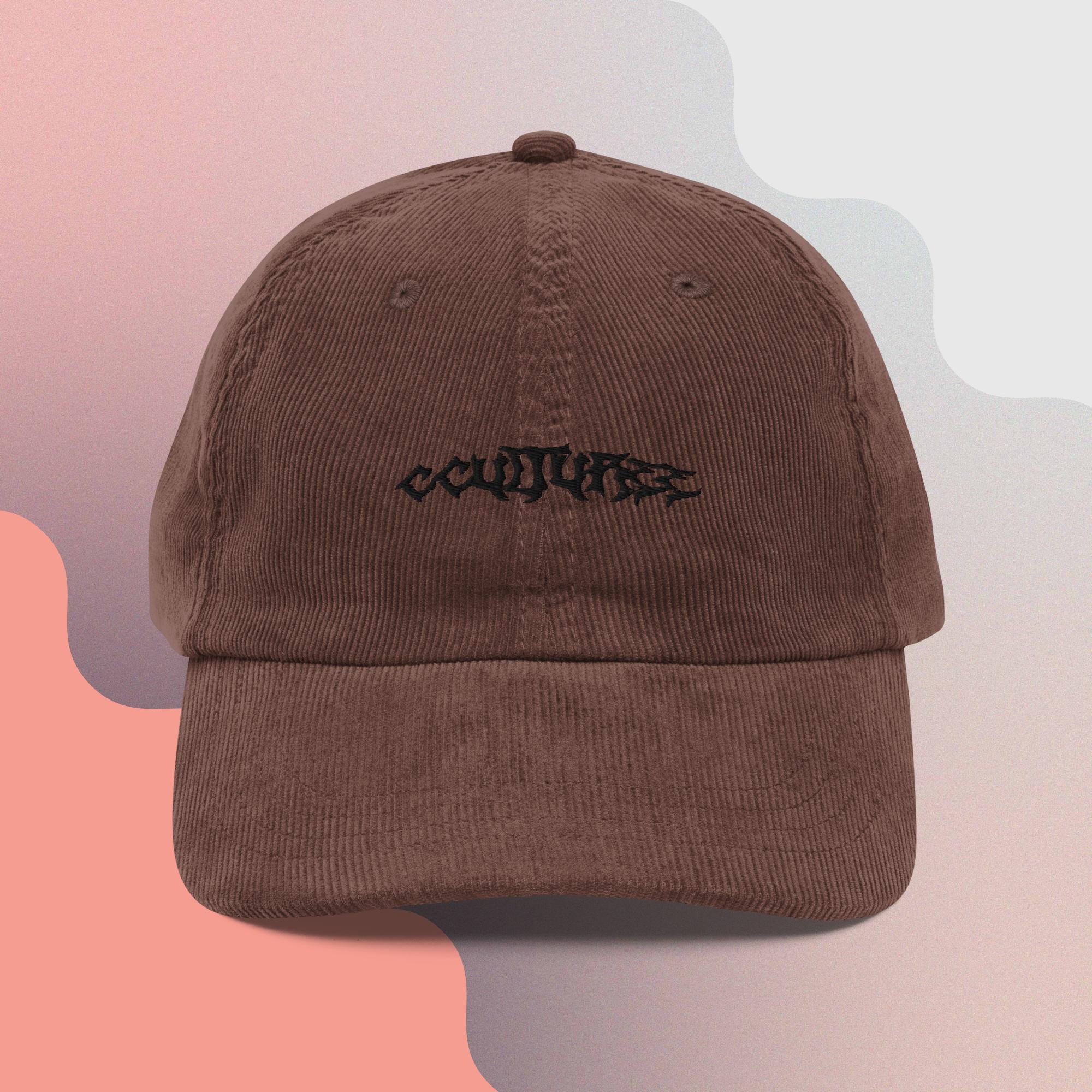 Ruined logo corduroy Hat