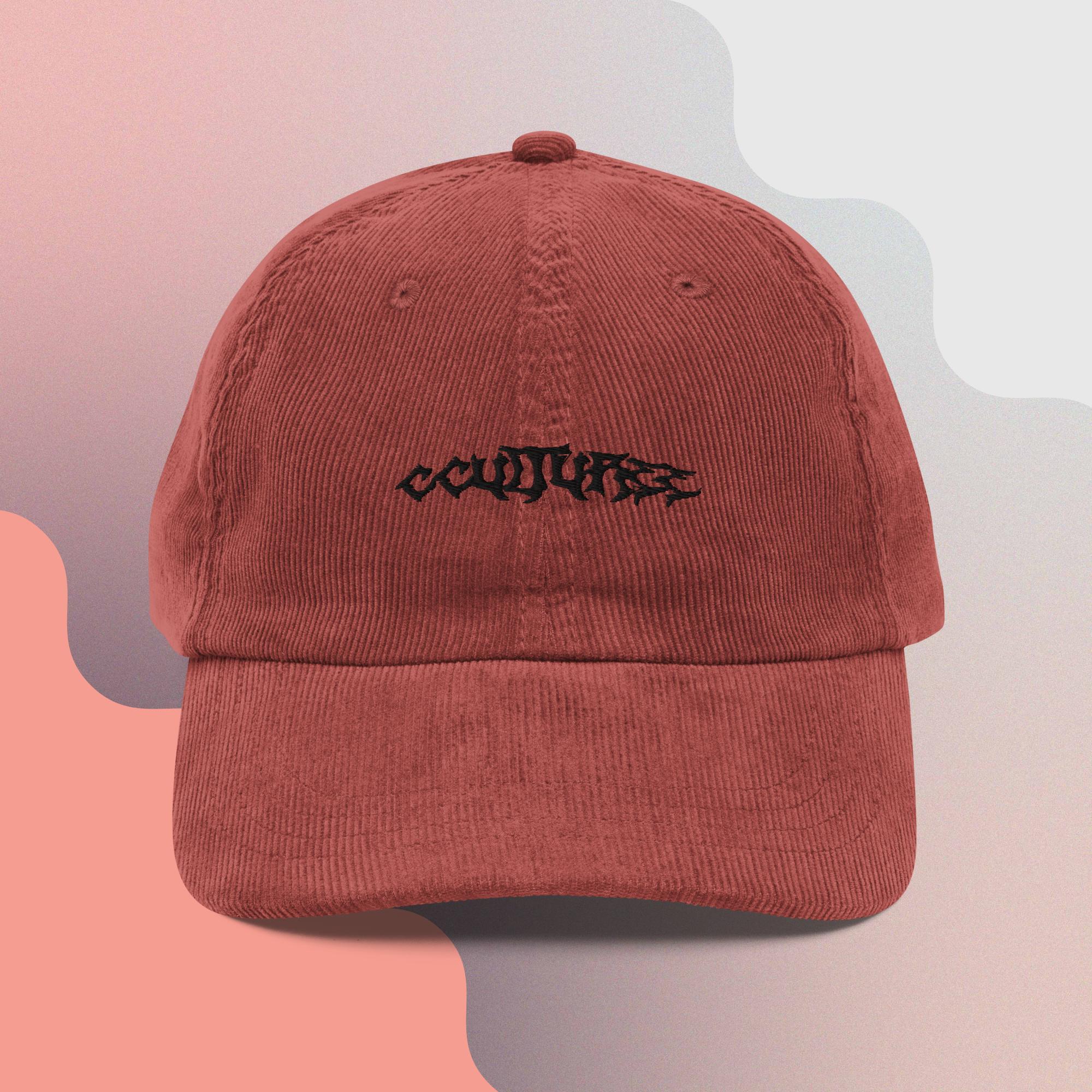 Ruined logo corduroy Hat